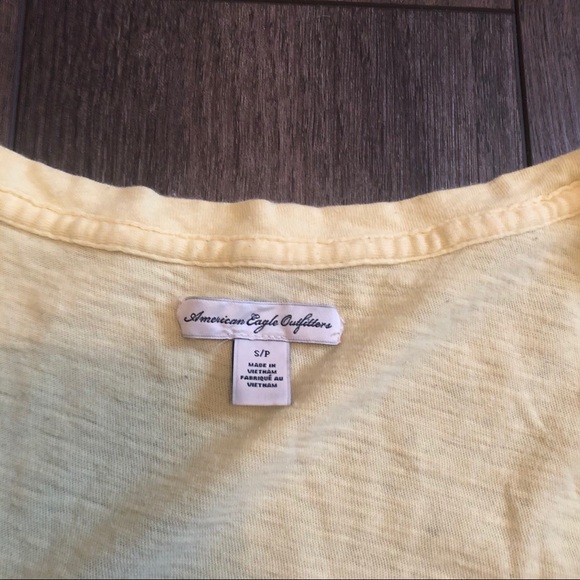 Yellow V-Neck Shirt - Picture 3 of 4